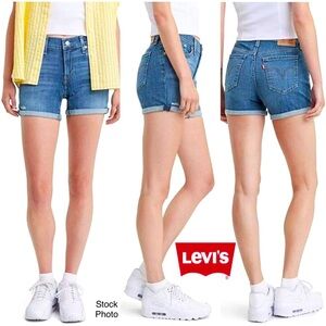 LEVI’s Mid-Length (4”) Cuffed Shorts 29965 (29)